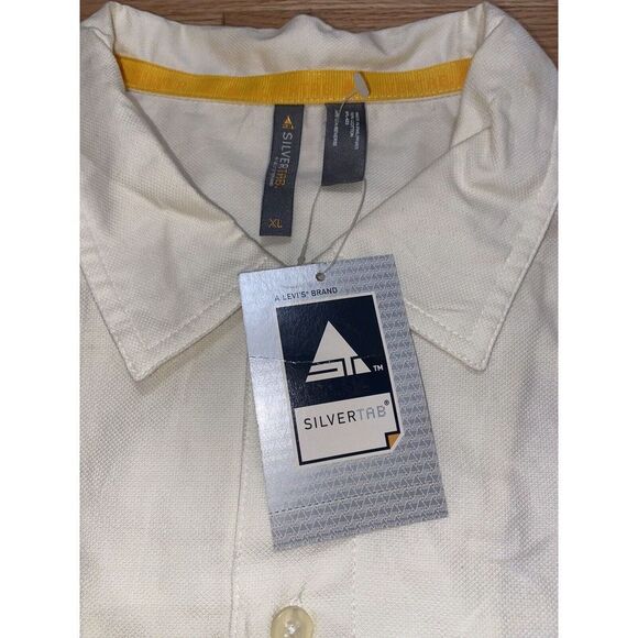 Vintage Levis Silvertab Shirt Mens XL Western Embroidered Button Down‎ Y2K NWT - Picture 5 of 11